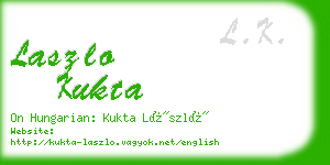 laszlo kukta business card